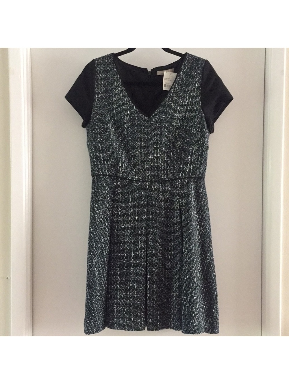 Banana Republic A-line fit and flare tweed dress size 8